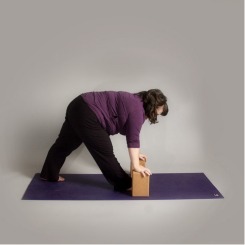 Front Leg Standing Stretch with Block